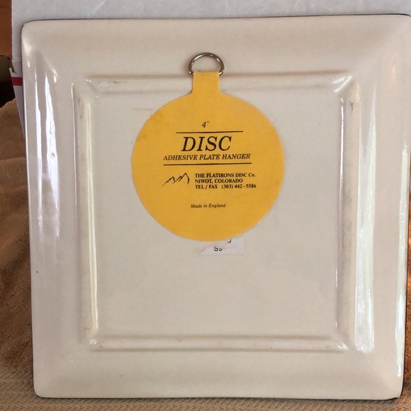 Dan Dipaolo Certified International Rise & Shine Rooster Chef Plate 11" x 11" Sq - Picture 2 of 2